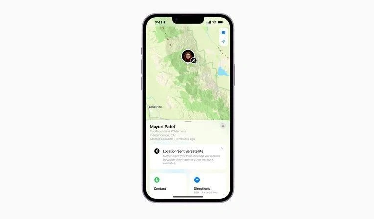 大田苹果14维修分享iPhone14系列中 FindMy功能通过卫星分享位置方法教程 